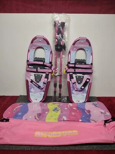 Affordura Kids Snowshoes for Girls Pattern Design for Stylish Look Snowshoes ... - Picture 1 of 7