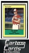 Kurt Brown 1991 ProCards #1596  Vancouver Canadians