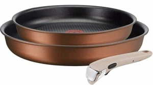 TEFAL INGENIO ECO RESPECT 3-TEILIG 2 Pfannen 24cm/28cm + 1 Griffe - Bild 1 von 3