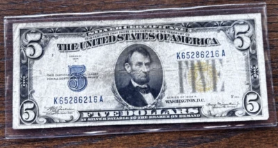 FR. 2307 $5 1934-A North Africa Note K65386216A - Image 1 of 4