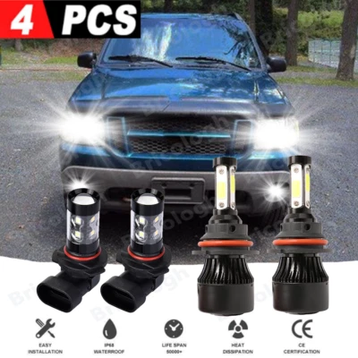 Combo de lâmpadas de neblina Hi/Lo para Ford Explorer Sport Trac 2001-2005 farol de LED - Imagem 1 de 4