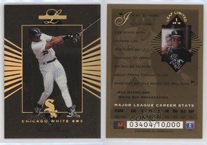 1994 Leaf Limited Gold All-Stars /10000 Frank Thomas #1 HOF