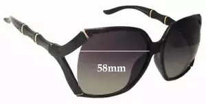 Lentes de repuesto para gafas de sol SFx se adaptan a Gucci GG3508/S - 58 mm de ancho - Imagen 1 de 26