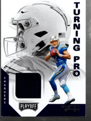 B4962- 2019 Playoff Turning Pro Memorabilia #19 Easton Stick Jersey - NM-MT - Image 1 of 2