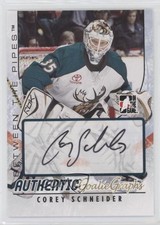 2007-08 ITG Between the Pipes GoalieGraphs Cory Schneider #A-CS Auto