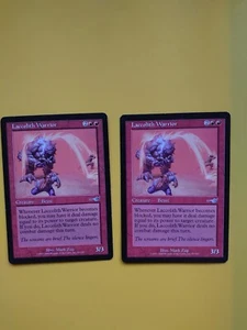 MTG Card.  Laccolith Warrior x2   Nemesis Beast - Picture 1 of 4