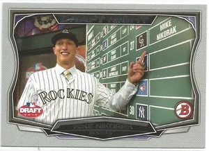 Mike Nikorak Colorado Rockies 2015 Bowman Draft Draft Night - Picture 1 of 2