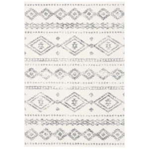 SAFAVIEH Tulum Collection TUL655A Ivory / Grey Rug - Picture 1 of 17