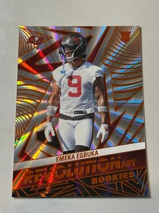 2025 Panini Revolution Emeka Egbuka #13 Sunburst Revolutionary Rookie /18 RC - Picture 1 of 2