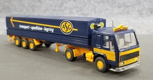 WIKING HO 1:87 VOLVO ASG SEMI TRUCK & TRAILER MADE IN GERMANY - Picture 1 of 9