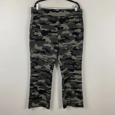 Calça bootcut de malha de algodão Duluth Trading NoGA Naturale tamanho XL x 29" camuflada - Imagem 1 de 4