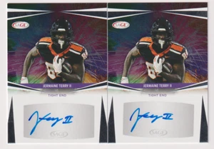 (2) Jermaine Terry II 2025 SAGE SILVER ROOKIE AUTO LOT #A-JTII NEW YORK GIANTS - Picture 1 of 2