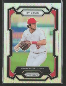 Thomas Saggese 2024 Panini Prizm #17 Silver Prizms St. Louis Cardinals - Picture 1 of 2