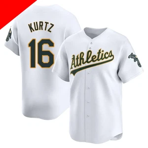 ＃16 Nick Kurtz For Fans Baseball Jersey All Size C697 - Picture 1 of 4