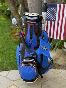 Sun Mountain H2NO Waterproof Lite Stand Bag "New" Royal Blue - Black - Lava - Picture 1 of 24