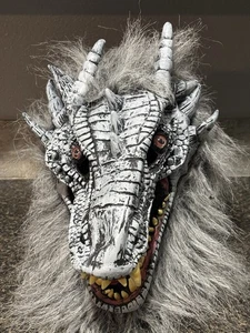 Halloween Dragon Mask Adult Mask By HYDE & EEK Halloween Costume Full Latex Mask - Picture 1 of 17