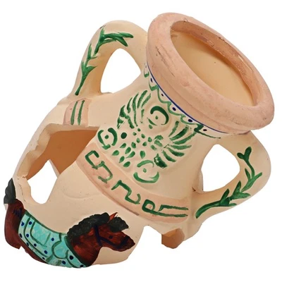 HOBBY Amphore Atlantis S 15 x11 cm Vase Deko Aquarium Laichhöhle Versteck Aquariendeko