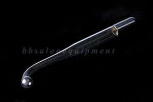 Tubo de vidrio electrodo de alta frecuencia curva uso para máquina facial de alta frecuencia - Imagen 1 de 13