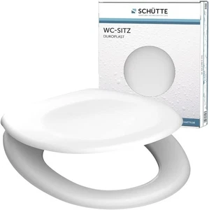 ✅SCHÜTTE copriwater tavoletta sedile tavola wc water ammortizza forma 0 150 kg . - Foto 1 di 7