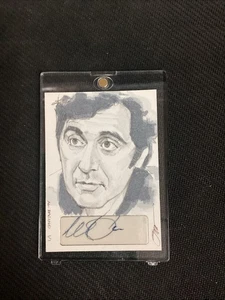 Tarjeta de boceto autografiada Leaf Masterworks Al Pacino 2014 1/1 - Imagen 1 de 3