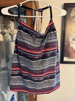 TOP TANKINI KONA SOL ESTAMPADO ROSA TALLA 1X EXCELENTE Foto 1 de 3