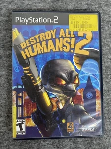 Destroy All Humans 2 PlayStation 2 PS2 Complete CIB Tested Video Game THQ Alien - Picture 1 of 7