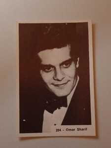 1965 Super Card New Stars Omar Sharif #204