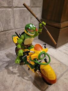 !! Cowabunga Carl.. TMNT Teenage Mutant Ninja Turtle + Motorcycle + Weapons