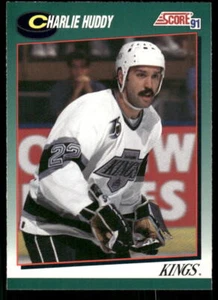 1991-92 Score Rookie and Traded #20T Charlie Huddy - Picture 1 of 2