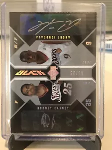 Andre Iguodala & Rodney Carney - 2006/07 UD Black Dual Auto 9/25 Jersey Number - Picture 1 of 2