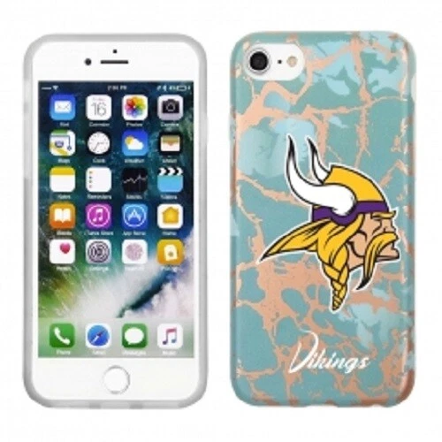 Funda de mármol PBG NFL Minnesota Vikings para iPhone SE (2020), (22) 8, 7, 6 y 6S Foto 1 de 1