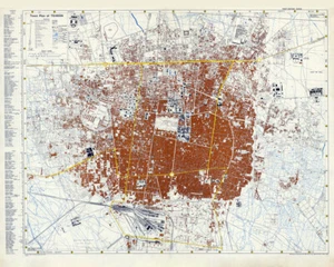 1952 Town Map of Tehran Iran - Picture 1 of 4