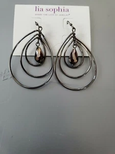 Lia Sophia Pulse Ohrringe Hämatit Finish - Bild 1 von 3