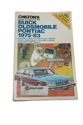 Guía de reparación y puesta a punto Chilton 1975-1987 Buick Pontiac Oldsmobile manual de reparación Foto 1 de 3