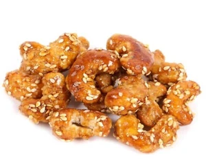 SESAME HONEY ROASTED WHOLE CASHEWS-BULK VALUE BAG LIMITED PICK YOUR CRAVING NOW! - Picture 1 of 3