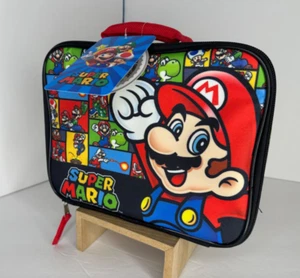 Super Mario Lunch Insulated Lunch Tote Bag - Kids Pail, BPA-Free, Brand New! - Picture 1 of 5