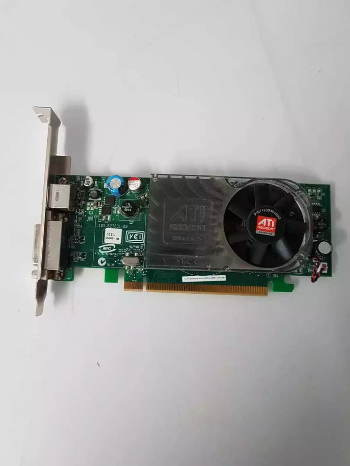 ATI Radeon HD 2400XT 256MB PCIe x16 DMS-59 Graphics Card ATI-102-B27602(B) HW916 - Image 1 of 4