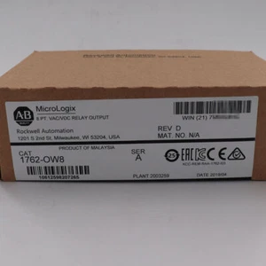 1PC NEW Allen Bradley 1762-OW8 1762OW8 MicroLogix 8 Point Relay Output Module - Picture 1 of 6