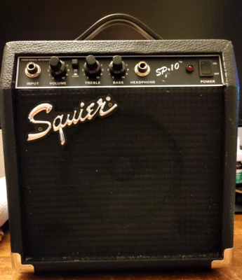 Fender Squier SP-10 Portable Electric Guitar Amplifier 10W 120V-60HZ See Video - Image 1 of 3