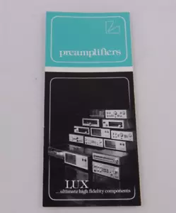 Luxman Lux Preamplifiers C1000 CL35, Crossover A-2003, Turntable PD-121 Info - Picture 1 of 3