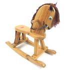 Vintage Childs Wooden Rocking Riding Galloping Horse Solid Wood Kid Children Toy