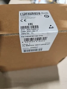 Interruptor Phoenix Contacts FL 1001T-4POE-GT 1026937 NUEVO - Imagen 1 de 5