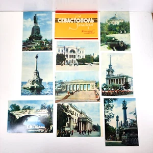 Sevastopol Crimea, Set of 9 Postcards, Various City Views, Russian Print, 1963 - Picture 1 of 21