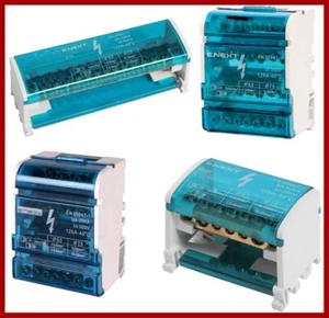 Verteilerklemme für Hutschiene Klemmblöck Lüsterklemmen Abzweigklemme TH35 - Bild 1 von 18