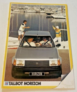 Verkaufsprospekt TALBOT HORIZON in Deutsch - 1983 - schöner Zustand. - Bild 1 von 6