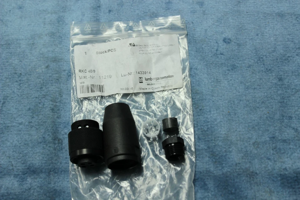 NEW LUMBERG AUTOMATION RKC 40/9 CONNECTOR RKC409  - Image 1 of 1