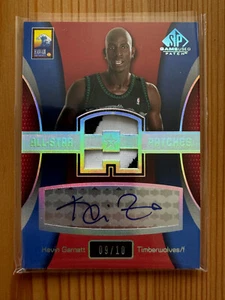 KEVIN GARNETT 2004-05 SP GAME USED ALL STAR AUTO PATCH ! 9/10 SSP! - Picture 1 of 2