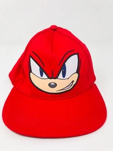 Sonic The Hedgehog Knuckles Adjustable Strap Back Hat Cap NWT Youth Sz - Picture 1 of 9
