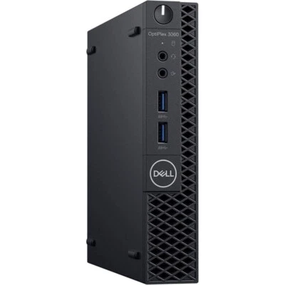 Dell OptiPlex 3060 Intel Core i3 8th Gen. 16GB RAM 256GB M.2 SSD Windows 11 Pro - Image 1 of 4