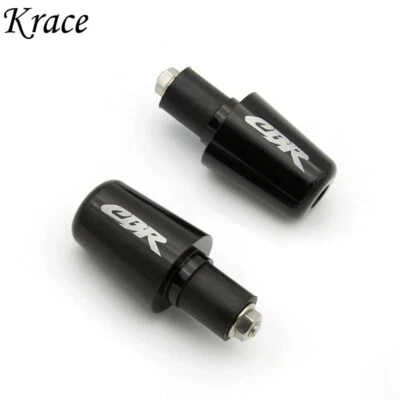 Para Honda CBR600/900/919/929/954/1000RR Manillar Extremos Manija Agarre Tapones Logo Foto 1 de 4